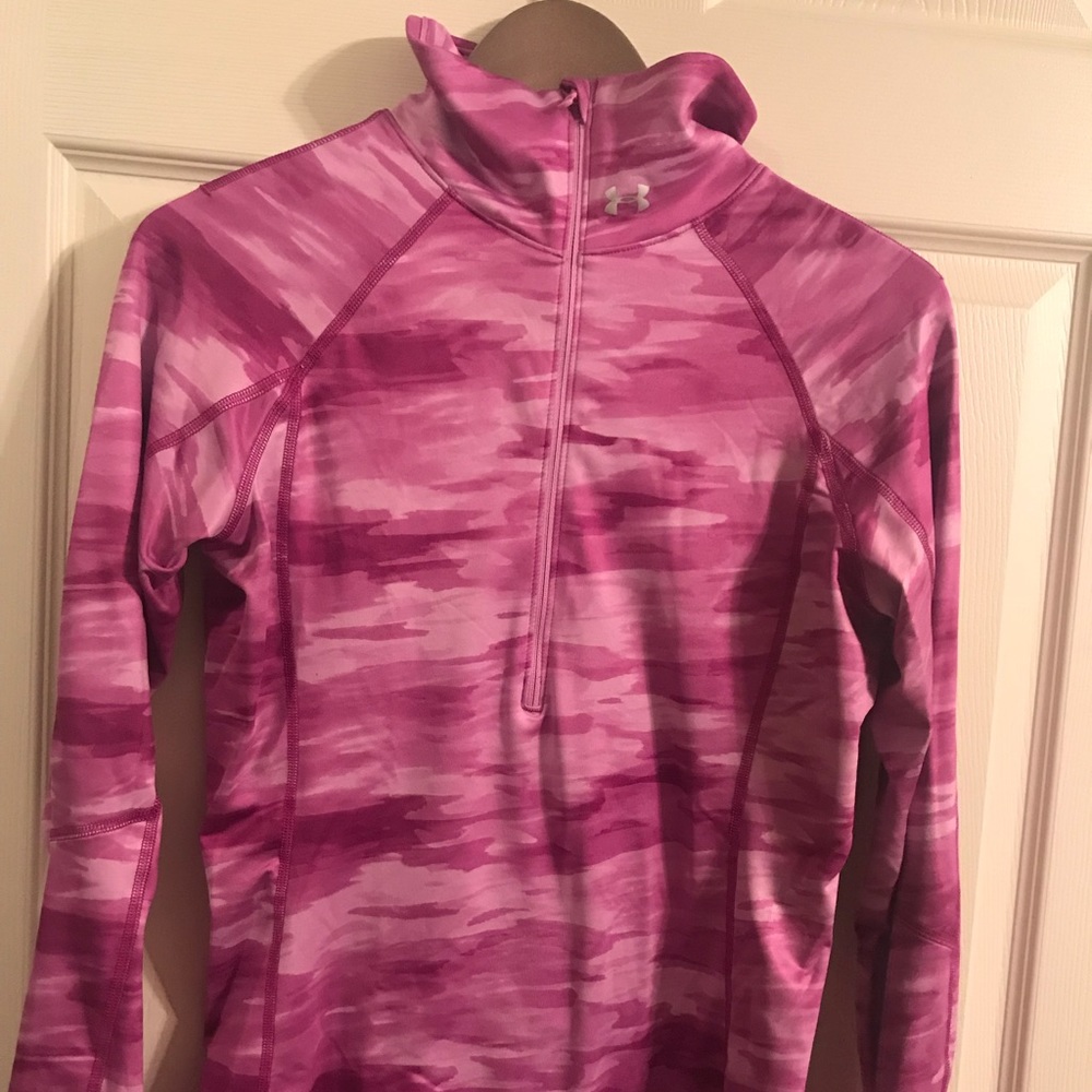 UA under armour 3/4 zip fleece lined pullover Sz S